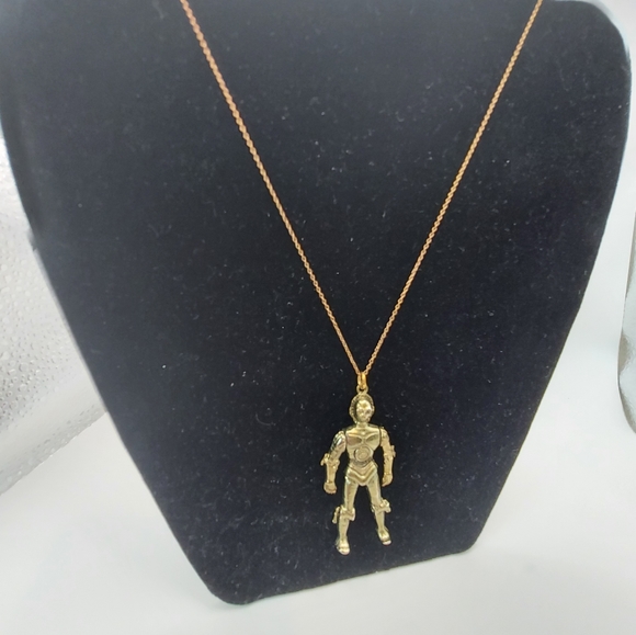 Star Wars Vintage C3PO Pendant w/ chain 1977. A Nostalgic Piece to Collect! - Picture 6 of 14